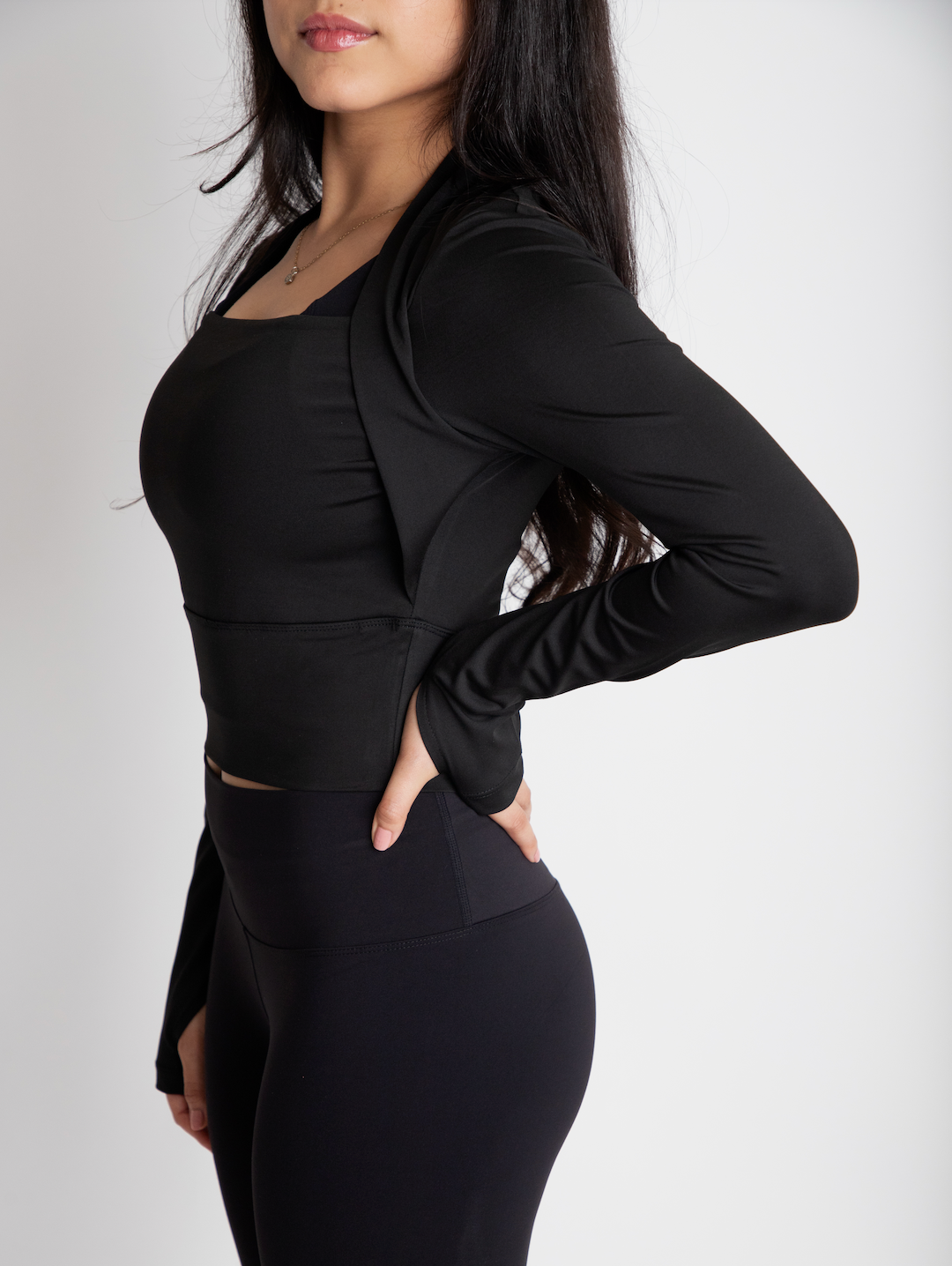 CONTOUR LONG SLEEVE TOP